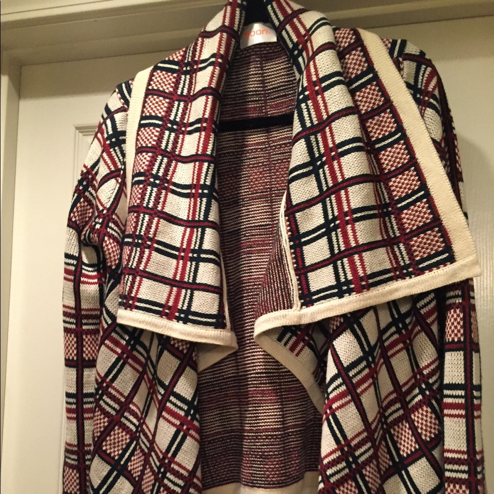 Plaid Cardigan